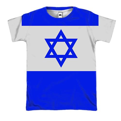 3D футболка с флагом Израиля
