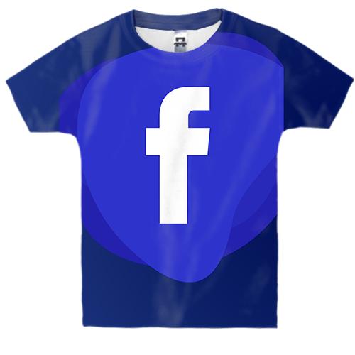 Детская 3D футболка с Facebook
