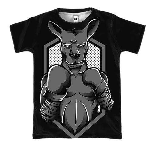 3D футболка с кенгуру боксером
