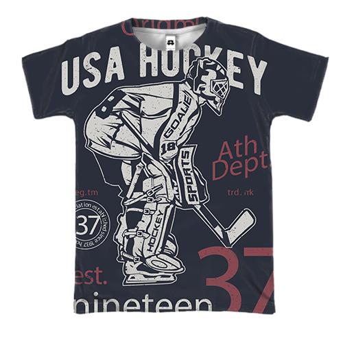 3D футболка USA Hockey