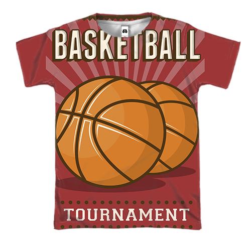 3D футболка Basketball Tournament