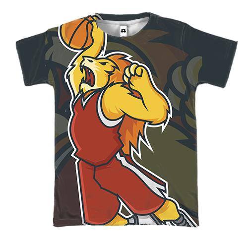 3D футболка Basketball Lion