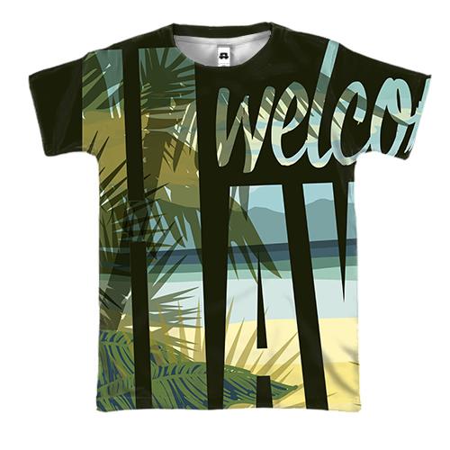3D футболка Welcome to Hawaii (2)