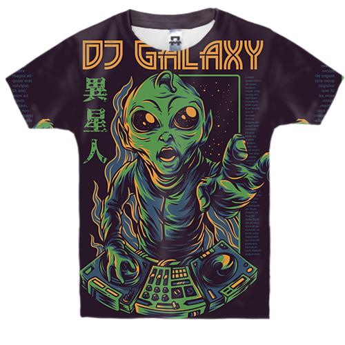 Дитяча 3D футболка DJ GALAXY