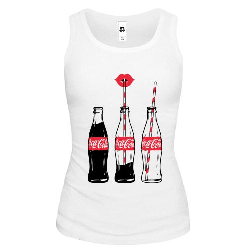 Женская майка 3 Coca Cola