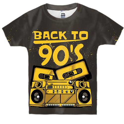 Дитяча 3D футболка Back to 90