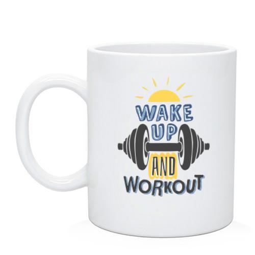 Чашка WakeUp and WorkOut