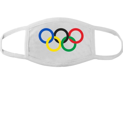 Тканевая маска для лица  Олимпийские кольца