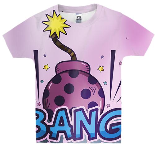 Детская 3D футболка Pop art Bang