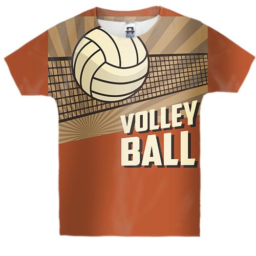 Детская 3D футболка Volleyball