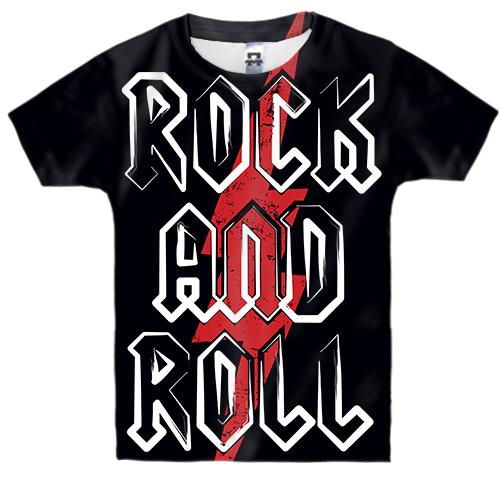 Детская 3D футболка Rock and Roll стрела