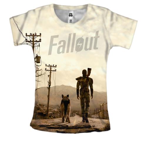 Жіноча 3D футболка Fallout 3