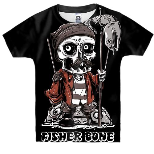 Детская 3D футболка Fisher bone