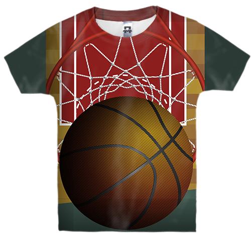 Дитяча 3D футболка Basketball кільце