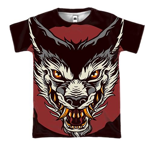 3D футболка Wolf Art