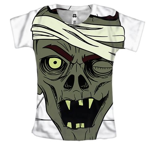 Жіноча 3D футболка з мумією-зомбі
