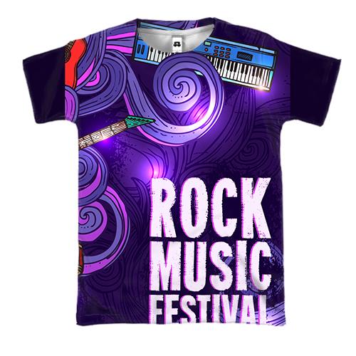 3D футболка Rock Music Festival