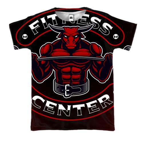 3D футболка Bull Fitness Center