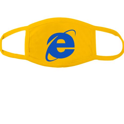 Тканинна маска для обличчя Internet Explorer