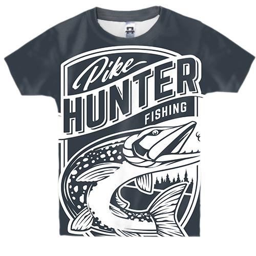 Детская 3D футболка Hunter fishing