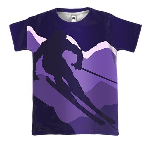 3D футболка Purpure Skier
