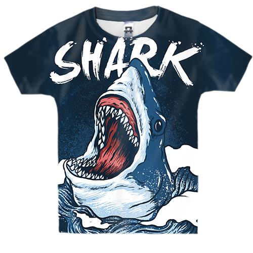 Детская 3D футболка Shark