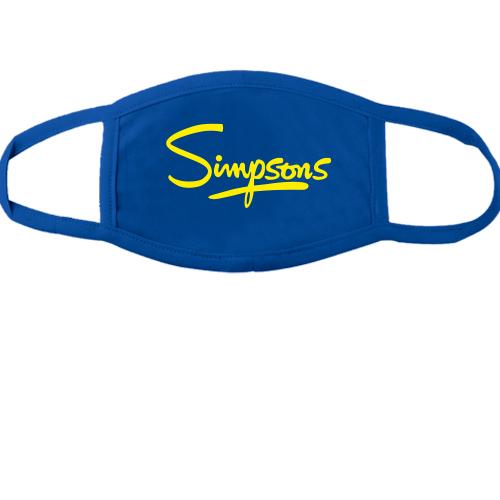 Тканевая маска для лица с надписью Симпсоны
