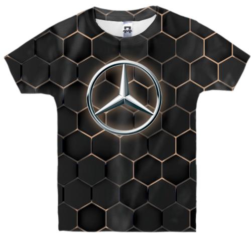 Детская 3D футболка Mercedes-Benz Logo
