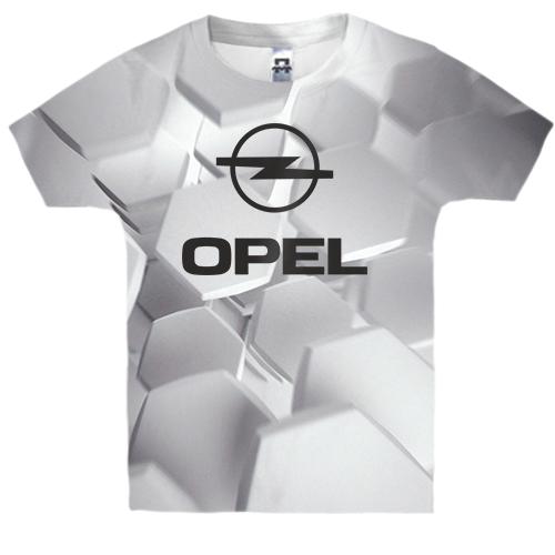 Детская 3D футболка Opel logo