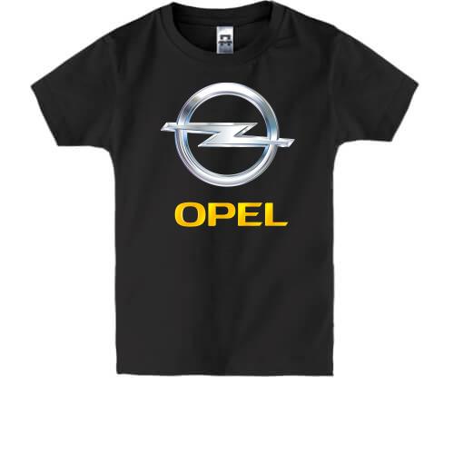 Детская футболка Opel logo (2)