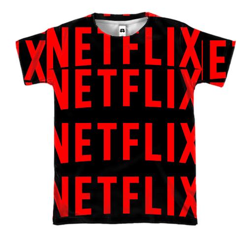 3D футболка Netflix pattern