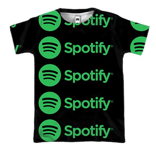3D футболка Spotify pattern
