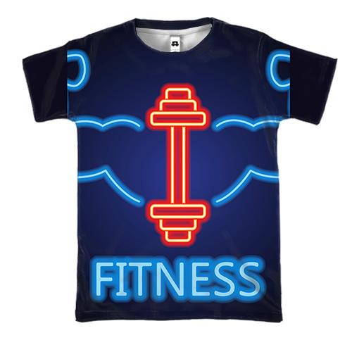 3D футболка Fitness.