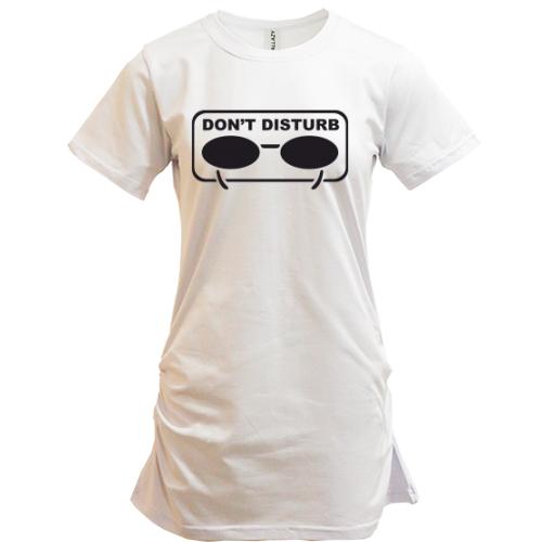Подовжена футболка Dont disturb