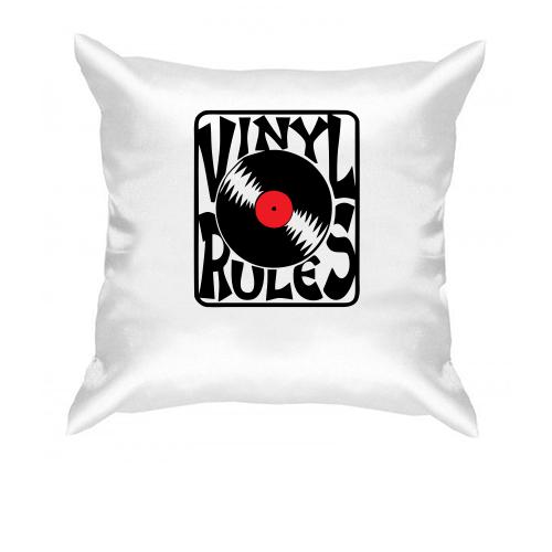 Подушка Vinyl Rules