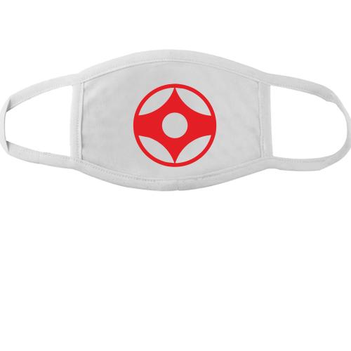 Тканинна маска для обличчя з Символом канку (Кьокусінкай)
