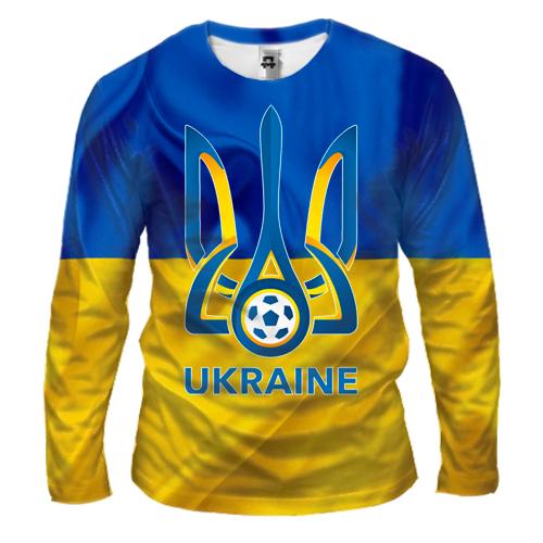 Чоловічий 3D лонгслів Федерація футболу України