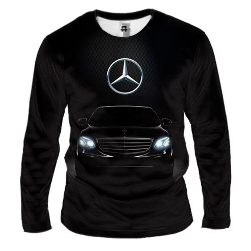 Мужской 3D лонгслив Mercedes-Benz Black