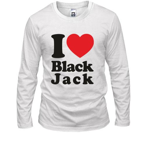 Лонгслив I love Black Jack