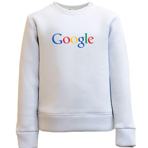 Дитячий світшот з логотипом Google