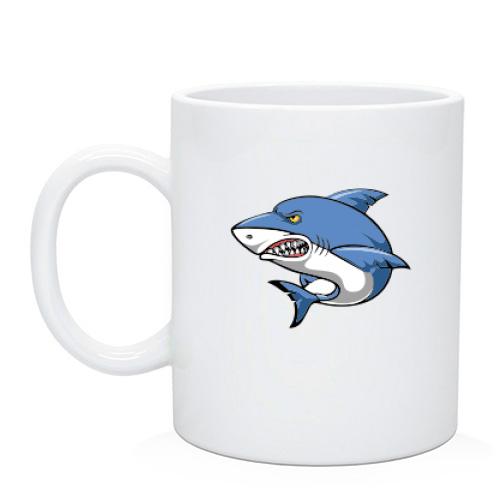 Чашка Angry Shark