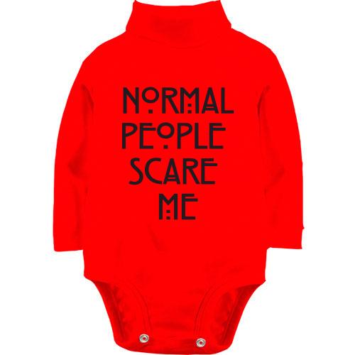 Детский боди LSL Normal peoplle scare me