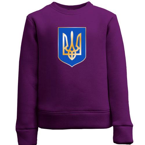 Детский свитшот с гербом Украины (2)