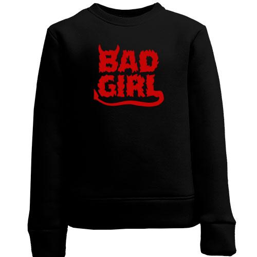 Детский свитшот Bad girl