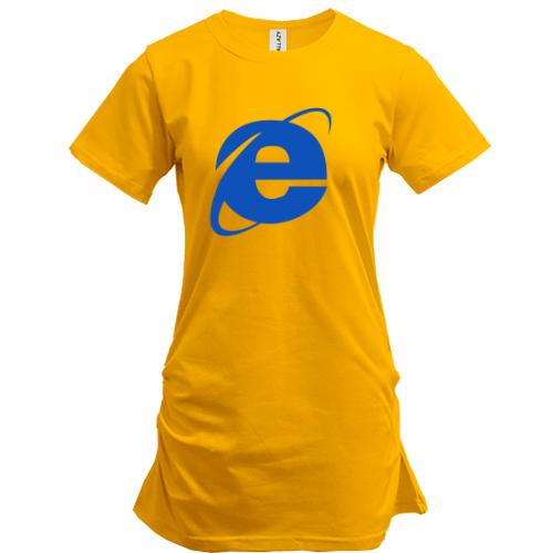 Подовжена футболка Internet Explorer