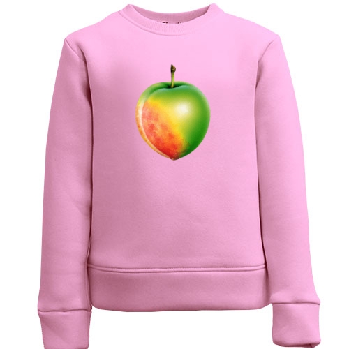 Дитячий світшот зелене яблуко