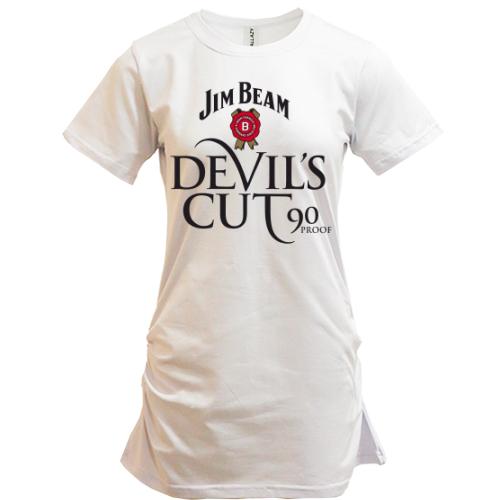 Подовжена футболка Jim Beam Devil