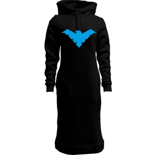 Женская толстовка-платье Nightwing