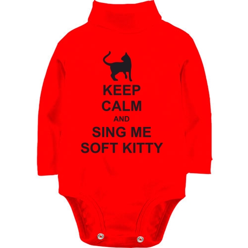 Детский боди LSL Keep calm and song me Soft Kitty