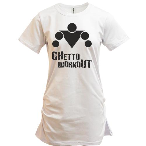 Подовжена футболка Ghetto workout
